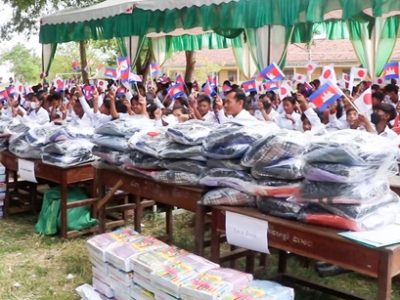 【カンボジア】奨学金が届いた学校からのメッセージ